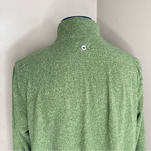 Hi Tec Half Zip XXL Mens Fleece Pullover Sweater Green long Sleeves - Picture 8 of 12